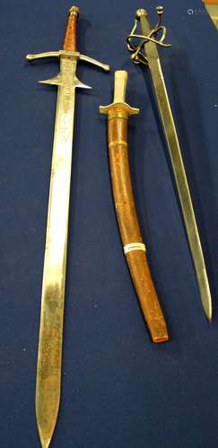 Three Medieval Style Swords.