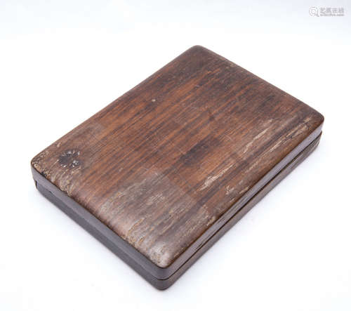 Chinese Ink Stone with Wood Box.