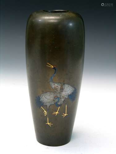 Japanese Bronze Vase