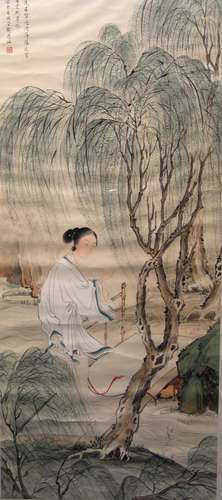 Chinese Water Color Painting on Paper, by Liu En Han.