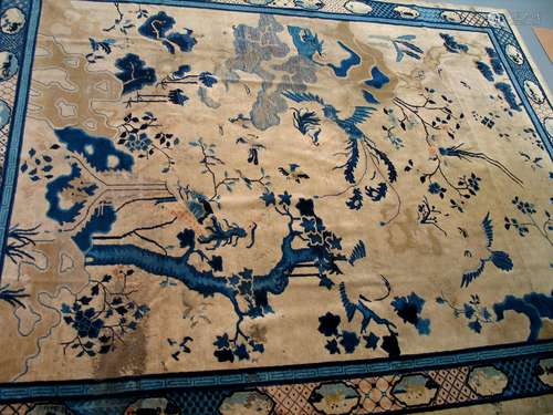 Antique Chinese Carpet.