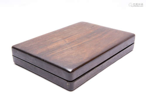 Chinese Duan Ink Stone with Hard Wood Box.