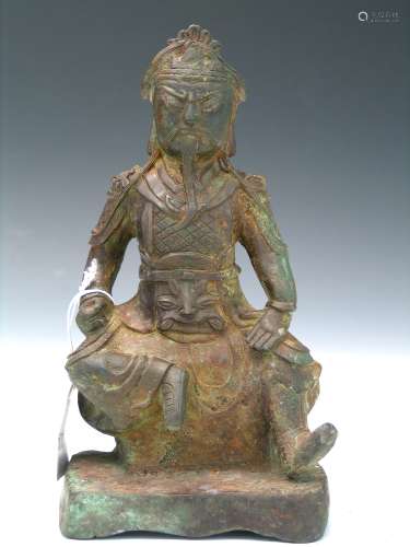 Chinese Bronze Statue of Guan Di