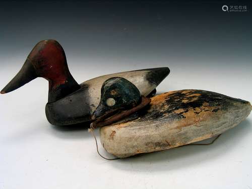 Two Antique Duck Decoys