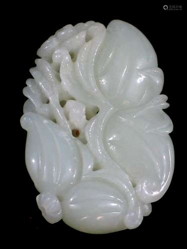 Chinese White Jade Toggle