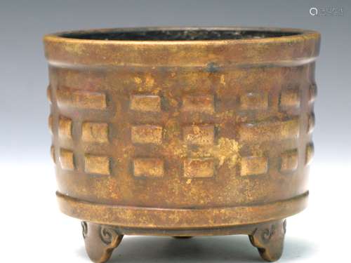 Chinese Bronze Incense Burner