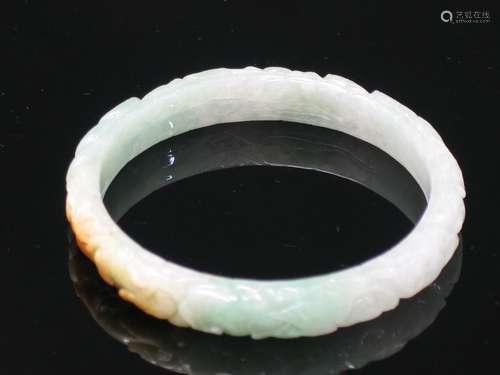 Chinese Jadeite Bangle.