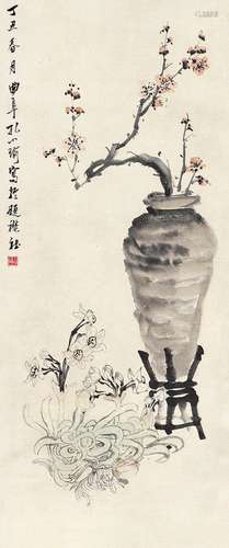 孔小瑜 博古 纸 轴