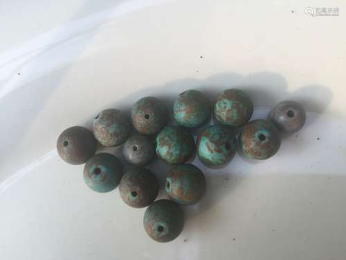 Antique Chinese Turquoise Beads