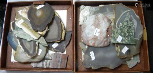 Two Tray of Various Mineral Stones