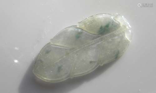 Natural Grade A White Jadeite Pendant