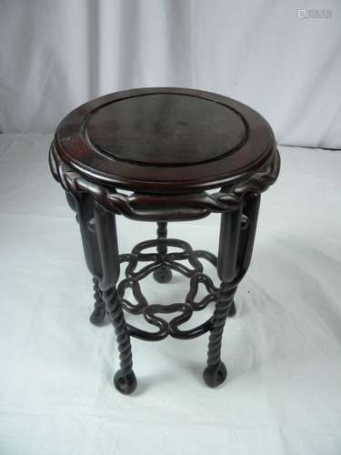 Antique Chinese Hardwood Hong Mu Stand