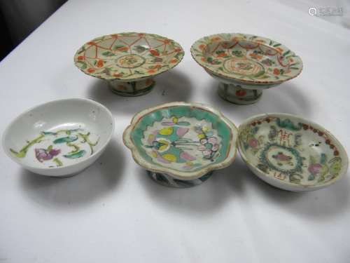 Five Antique Chinese Bowls