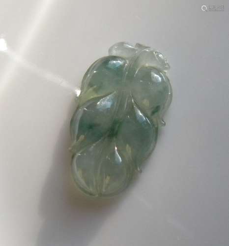 Natural Grade A White Jadeite Pendant