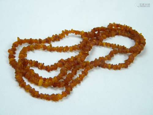 Antique Butter Scotch Amber Necklace