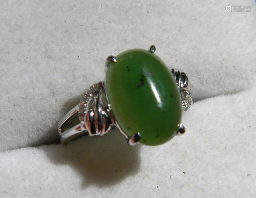 Nephrite Green Jade ring