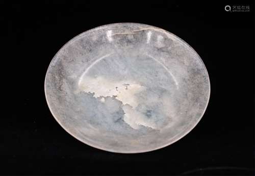 CHINESE JADEITE CARVED DISH