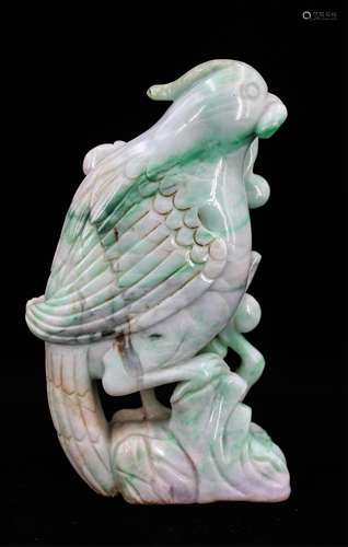 CHINESE JADEITE CARVED BIRD