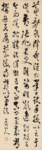 徐世昌 1855～1939 书法 立轴 水墨纸本