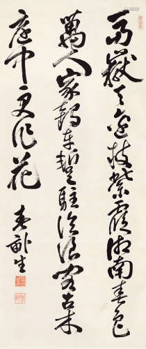 伊藤博文 1841～1909 书法 立轴 水墨纸本
