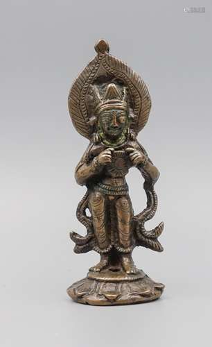 CHINESE BRONZE FIGURE OF STANDING BUDDHA, PALA STY