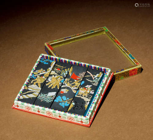 60年代歙县嶶墨人物故事题材一盒