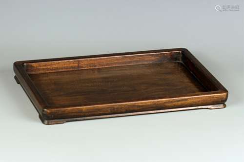 CHINESE ROSEWOOD SCHOLAR TRAY