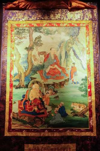 CHINESE TIBETAN THANGKA OF KARMA KAGYU 