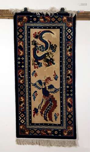 CHINESE DRAGON AND PHOENIX CARPET