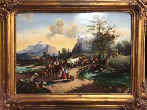 19th C. European Painting on Copper