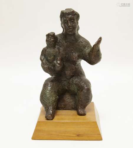 Mother & Child Statue by Chaim Gross