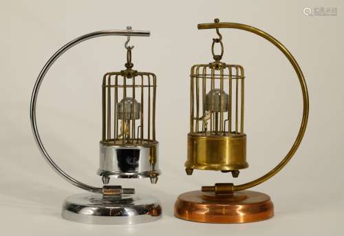 2 Possible European Metal Bird Cage Designed Clock