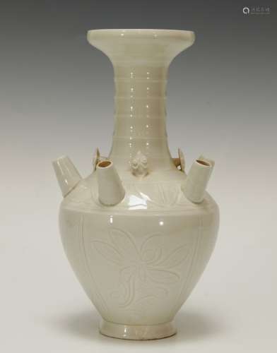 Chinese Small Five Neck Vase