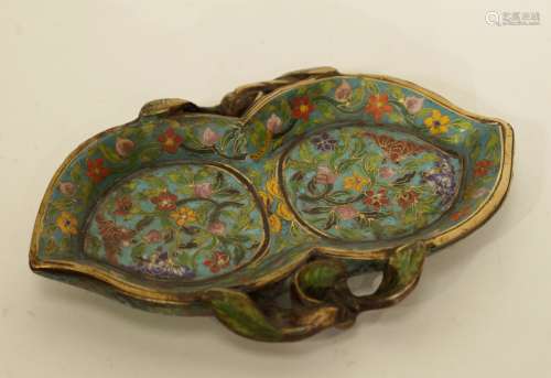 Chinese Cloisonne Plate