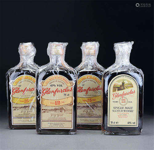 70年代 Glenfaiclas 75cl （一组四件）