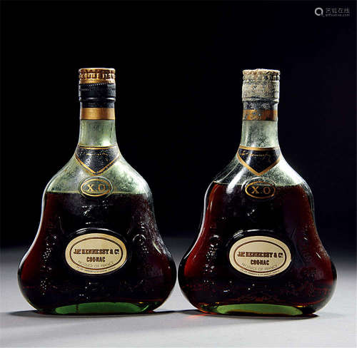 80年代 Hennees Cognac 375ml 怡和总代理 （二瓶）