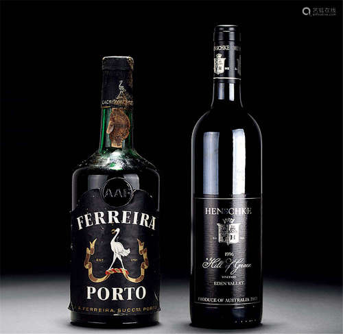 1996年 Henschke 75cl连Ferreira Porto 75cl