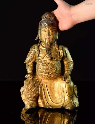 Impressive Chinese Bronze Kuandi