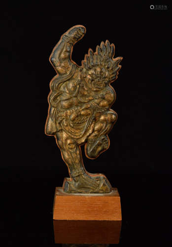 Early Bronze Statue of Warrior