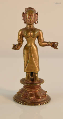 Indian Bronze Musician - Standing