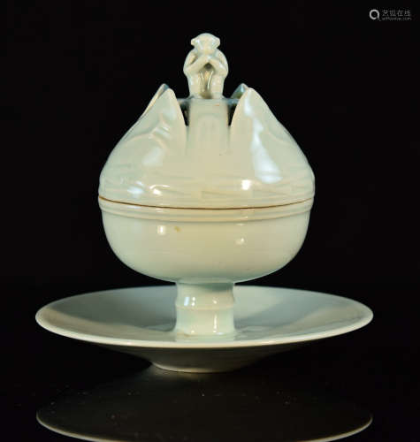 Japanese Porcelain Censer by Studio Maker