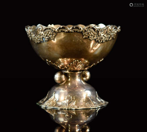 Chinese Export Silver Trophy Bowl