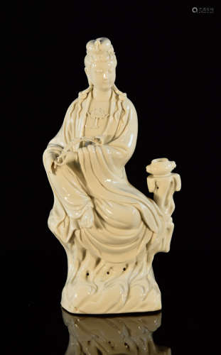 Chinese Blanc de Chine Porcelain Kuanyin