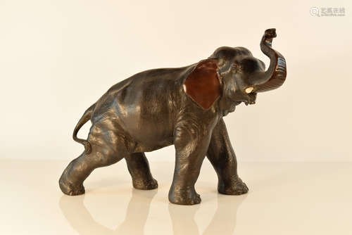 Impressive Large Bronze Elephant with Movement