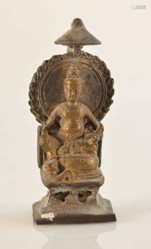 Early South East Asia Seated Buddha with Mandola