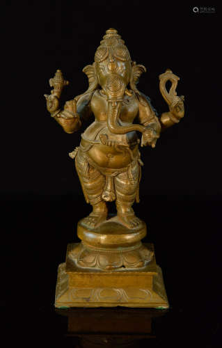Indian Bronze Ganesh