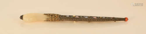 Russian Dagger with Enamel and Coral
