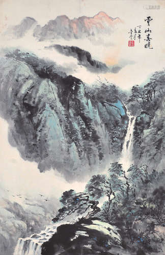 金奎　山水  纸本立轴