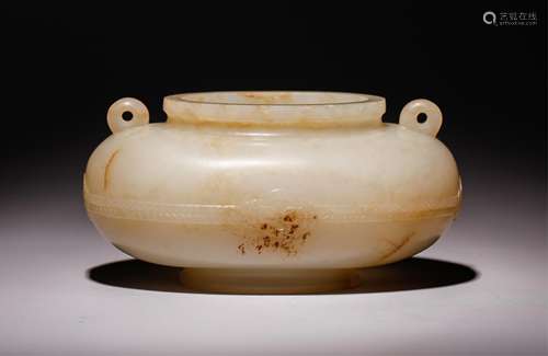 CHINESE WHITE JADE INK WELL