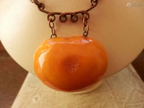 BUTTERSCOTCH AMBER NECKLACE